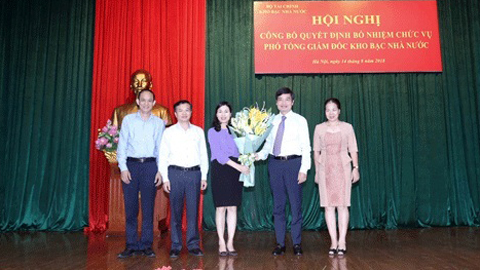 Kho bạc Nhà nước có nữ Phó TGĐ mới