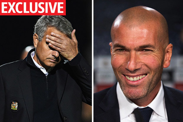 Zidane sẵn sàng thay Mourinho dẫn dắt MU