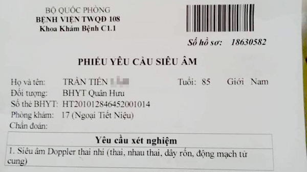 Hà Nội: Cụ ông 85 tuổi bất ngờ vì được siêu âm thai nhi