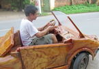 Hà Nội: 'Siêu xe' Lamborghini bằng gỗ gây xôn xao