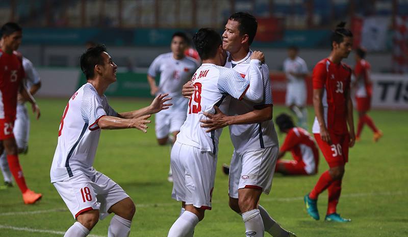 Bảng xếp hạng của U23 Việt Nam ở Asiad 2018