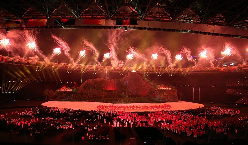 Khai mạc Asiad 18: Rực rỡ sắc màu xứ vạn đảo