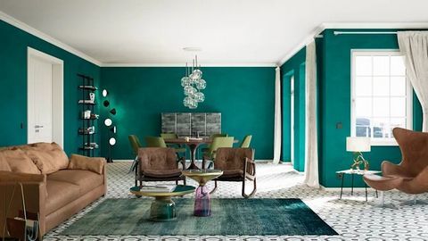 Những mẫu phòng khách nhà đẹp kiểu châu Âu đẹp hút hồn