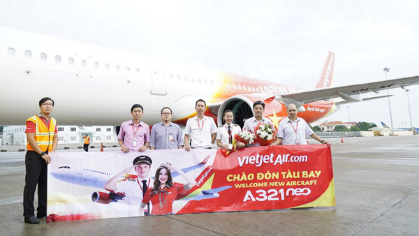 Vietjet nhận thêm 3 tàu bay mới
