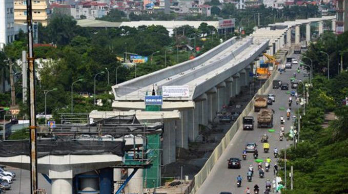 2020: Khai thác 8,5km đường sắt Nhổn - ga Hà Nội