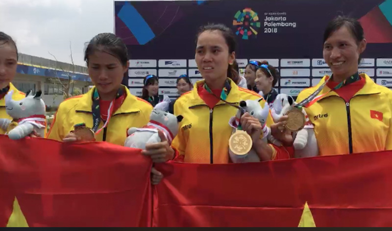 Bảng tổng sắp huy chương Asiad ngày 25/8