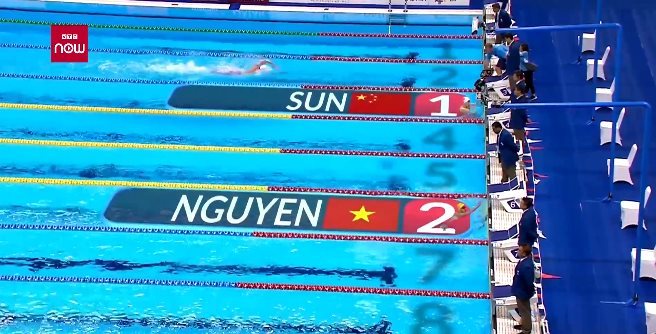 Video Nguyễn Huy Hoàng xuất sắc giành HCB bơi 1500m