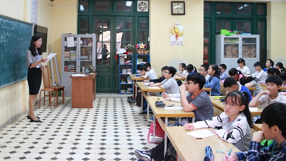 Hà Nội dự tính tăng giáo viên cho lớp học đông sĩ số
