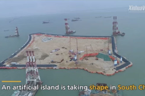 Cận cảnh quá trình xây đảo thần tốc của Trung Quốc