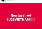 Dân mạng 'lên đồng' trước chiến thắng của đội tuyển U23 Việt Nam