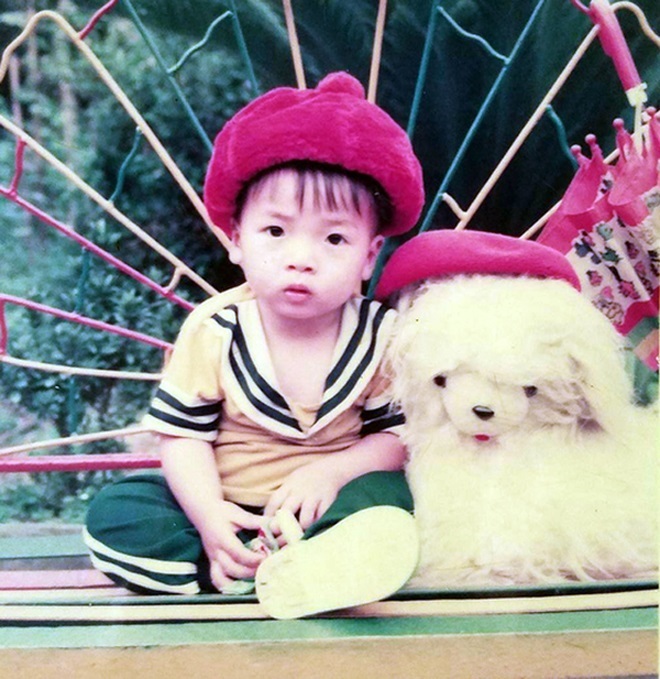 Bức ảnh Tiến Dũng chụp từ lúc 2 tuổi