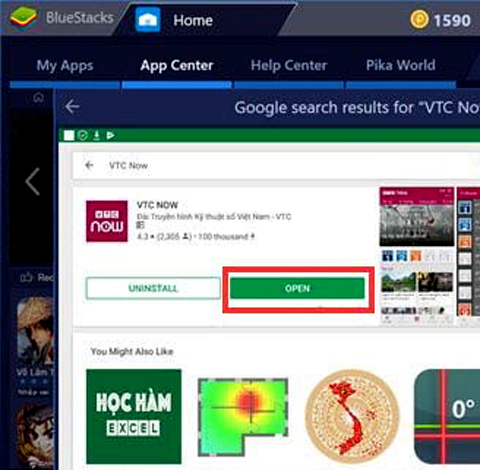 Cách cài ứng dụng VTC Now trên máy tính để xem U23 Việt Nam