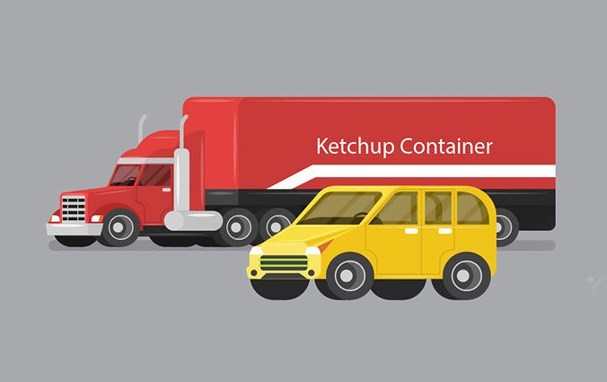 6 kỹ năng lái xe an toàn khi “chạm trán” xe container