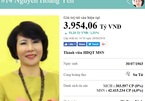 Nữ đại gia gốc Hà Nam giàu thứ 14 Việt Nam, sở hữu gần 4 nghìn tỷ là ai?