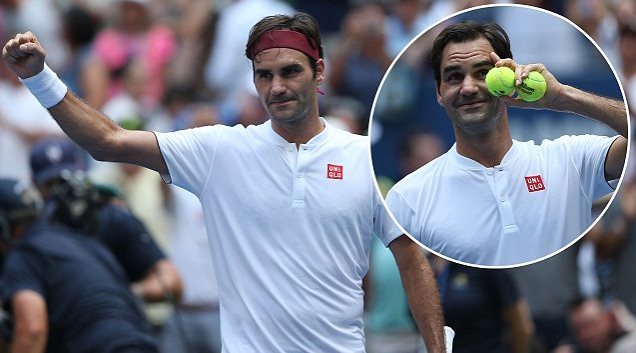 Federer thẳng tiến vòng 3 US Open 2018