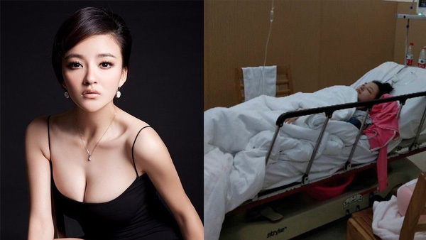 'Biểu tượng gợi cảm Trung Quốc' bị nghi tự tử vì chồng đánh sảy thai