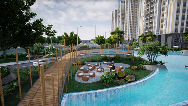 Sức sống trong từng tiện ích ở Diamond Riverside