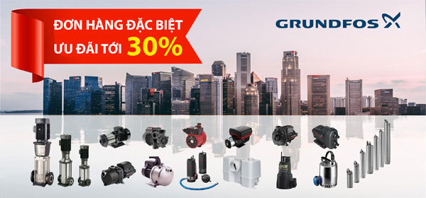 Máy bơm Đan Mạch Grundfos giới thiệu sản phẩm tại Vietbuild 2108