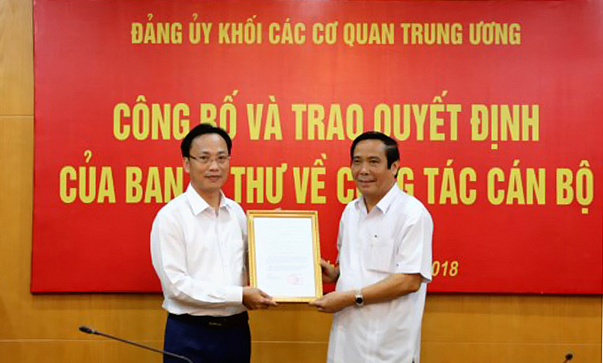 Triển khai quyết định của Ban Bí thư về công tác cán bộ