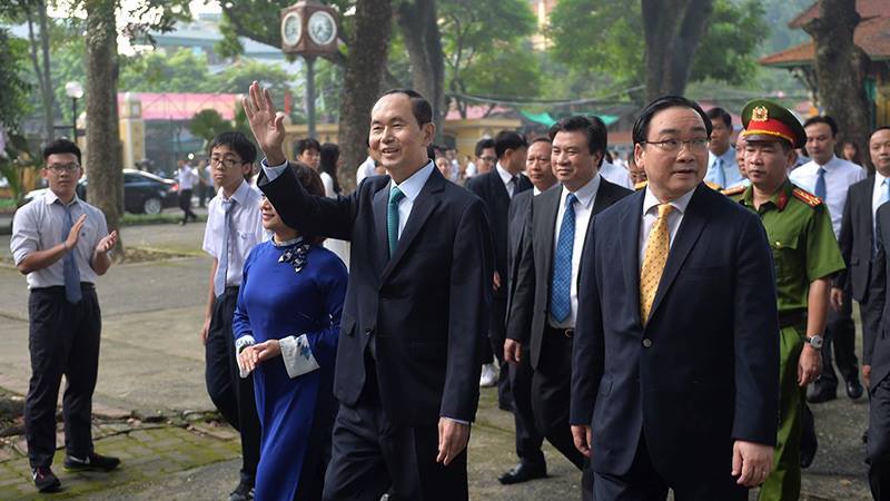 Lãnh đạo Đảng, Nhà nước dự khai giảng năm học mới