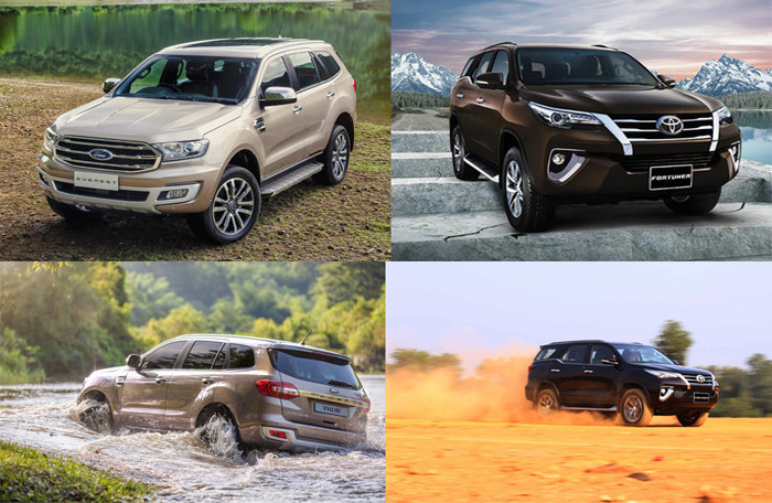 Ford Everest 2018 'đấu' Toyota Fortuner: Mẫu SUV nào đáng để xuống tiền?