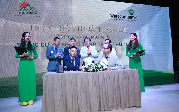 Vietcombank Tân Định ưu đãi khách vay mua nhà Đông Tăng Long