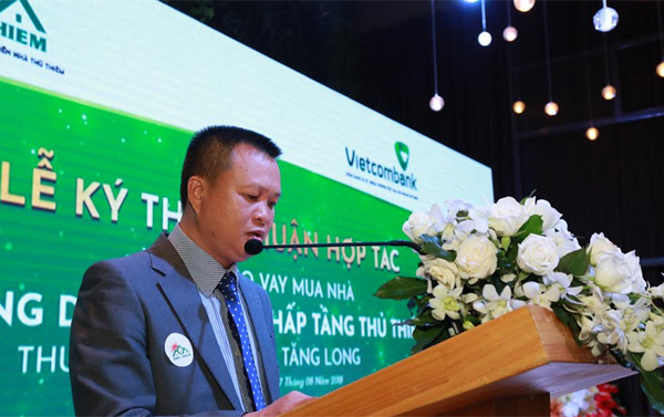 Vietcombank Tân Định ưu đãi khách vay mua nhà Đông Tăng Long