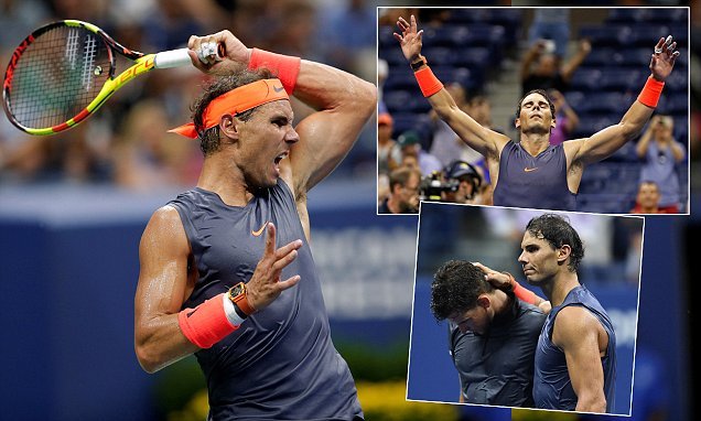 Ngược dòng hạ Thiem, Nadal vào bán kết US Open