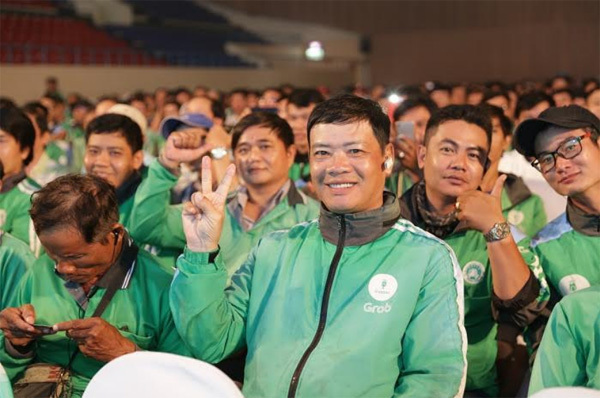 Sôi động ngày hội tài xế công nghệ Grab