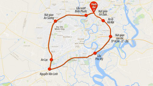 TP.HCM thúc tiến độ đường Vành đai 2