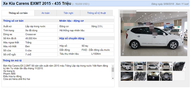 Top những xe 5 chỗ đời cũ 