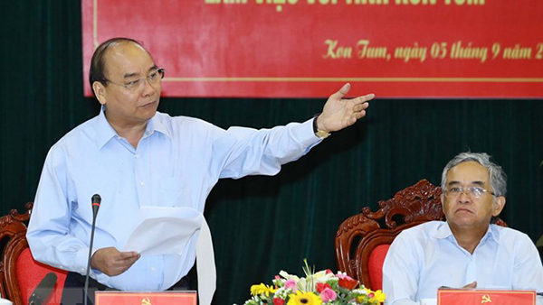 Thủ tướng: Kon Tum xử lý tốt vấn đề đất đai, không để xảy ra điểm nóng