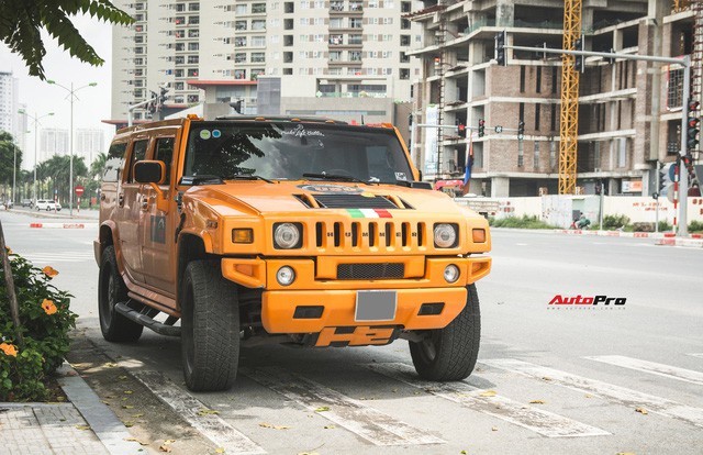 Hummer H2 màu cam độc nhất Việt Nam - Xe khủng cho dân chơi cá tính