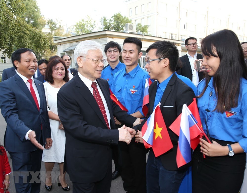 Hình ảnh Tổng bí thư Nguyễn Phú Trọng tại Liên bang Nga ...