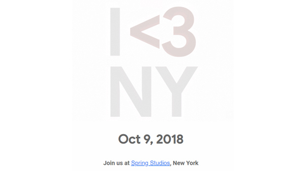 Google gửi lời mời sự kiện 9/10: Pixel 3 và Pixel 3 XL sẽ ra mắt?