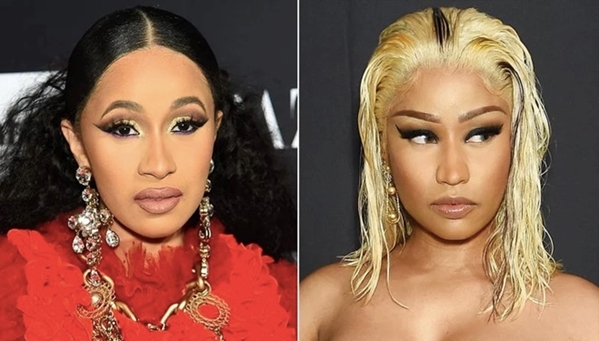 Nicki Minaj và Cardi B giật tóc, ném guốc 'choảng' nhau giữa sự kiện