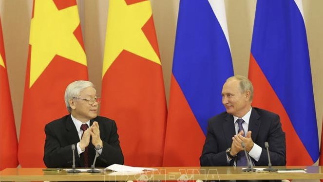 Tổng bí thư gửi điện cảm ơn Tổng thống Vladimir Putin
