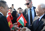 Lễ đón Tổng bí thư Nguyễn Phú Trọng tại sân bay Hungary