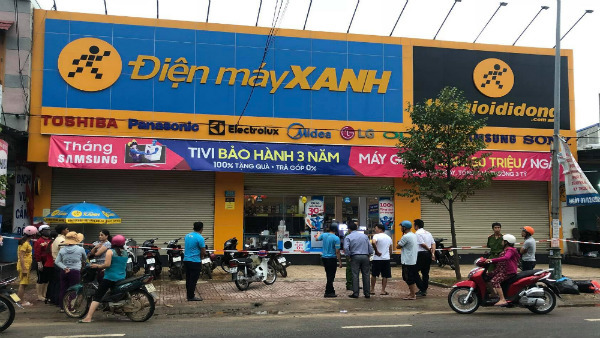 Bảo vệ đâm chết nữ quản lý siêu thị Điện máy Xanh