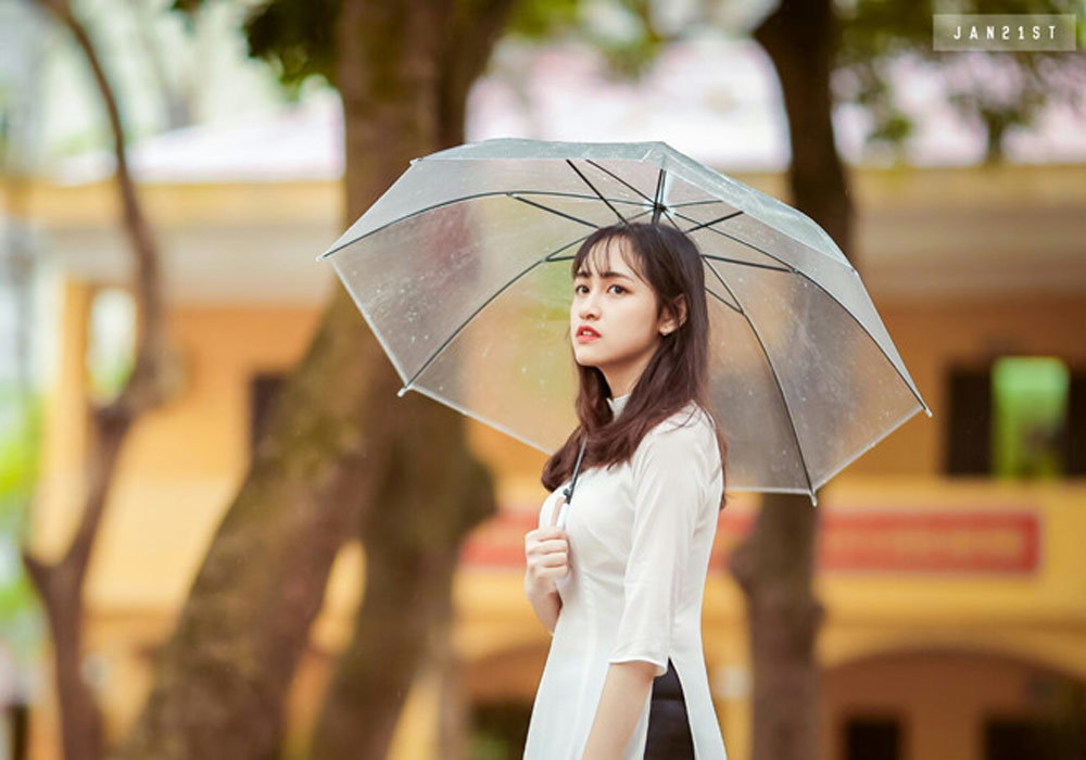 Nhan sắc xinh như hot girl của cô gái tóc rối trong ảnh thẻ