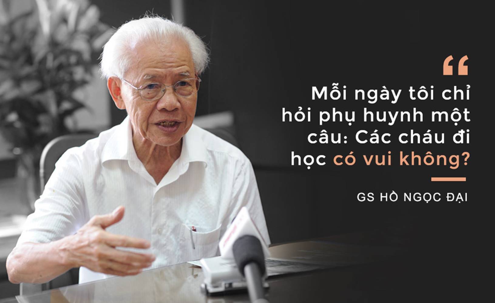 Giáo sư Hồ Ngọc Đại và câu chuyện thoả hiệp bí mật ngoài cổng trường