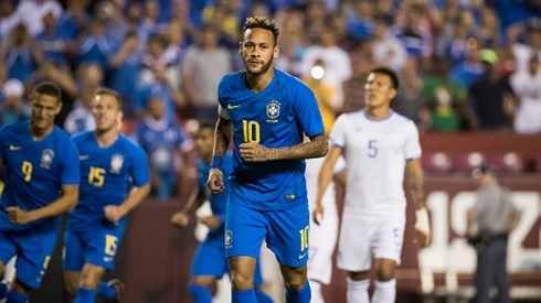 Neymar châm ngòi, Brazil thắng tưng bừng