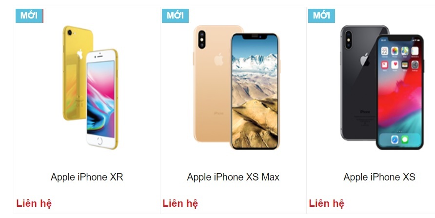 Giá dự kiến iPhone Xr, iPhone Xs và iPhone Xs Max tại Việt Nam