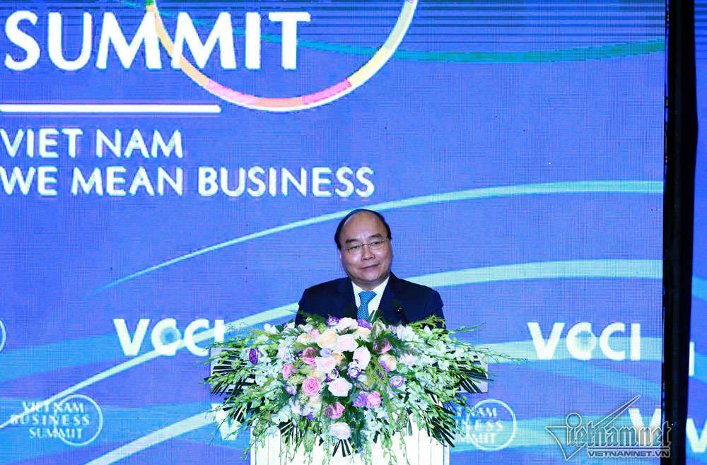 Cuộc đối thoại đặc biệt của Thủ tướng tại hội nghị Thượng đỉnh Kinh doanh Việt Nam