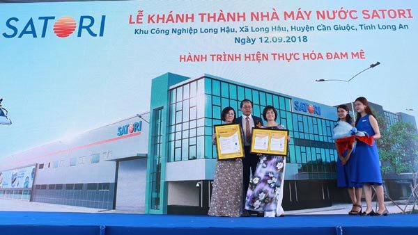 Khánh thành nhà máy sản xuất nước uống tinh khiết Satori