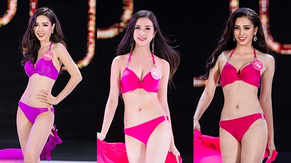 Top 25 Hoa hậu Việt Nam 2018 bốc lửa với phần thi bikini