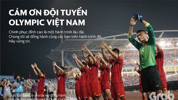 Grab đồng hành cùng các đội tuyển quốc gia Việt Nam