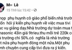 Công an thông tin chính thức việc mời phụ huynh lên làm việc lạm thu tại trường học