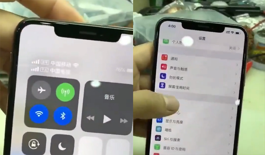 Hình ảnh đầu tiên người dùng khoe iPhone Xs Max 2 SIM đang hoạt động