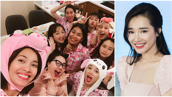 Nhã Phương cùng hội chị em mở tiệc chia tay đời độc thân